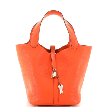 Hermes Picotin Lock Bag Clemence MM