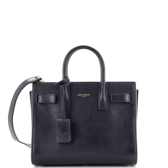 Saint Laurent Sac de Jour Bag Leather Nano