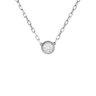 Cartier Cartier D'Amour Pendant Necklace 18K White Gold with Diamond Small