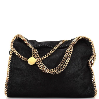 Stella McCartney Falabella Fold Over Bag Shaggy Deer