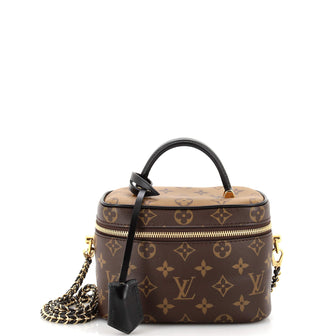 Louis Vuitton Vanity Handbag Reverse Monogram Canvas PM