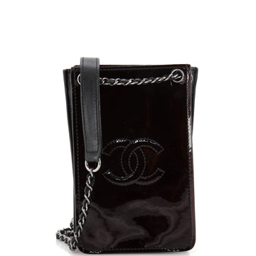 Chanel CC Phone Holder Crossbody Bag Patent
