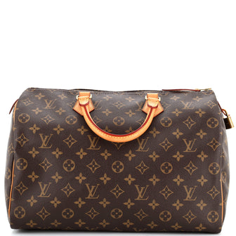 Louis Vuitton Speedy Handbag Monogram Canvas 35