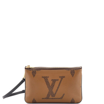 Louis Vuitton Double Zip Pochette Reverse Monogram Giant