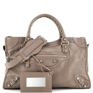 Balenciaga City Classic Studs Bag Leather Medium