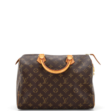 Louis Vuitton Speedy Handbag Monogram Canvas 30