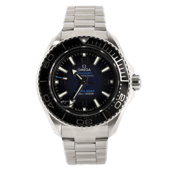 Omega Seamaster Professional Planet Ocean 6000M Ultra Deep Automatic Watch O-Mega Steel and Ceramic 45