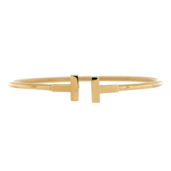 Tiffany & Co. T Wire Bracelet 18K Yellow Gold