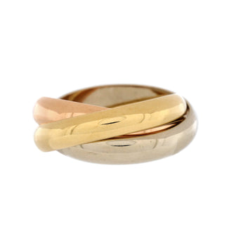 Cartier Trinity Ring 18K Tricolor Gold Medium