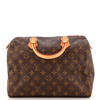 Louis Vuitton Speedy Handbag Monogram Canvas 30