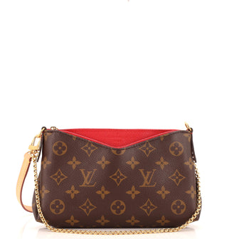 Louis Vuitton Pallas Clutch Monogram Canvas
