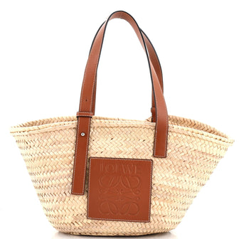 Loewe Basket Tote Raffia Medium