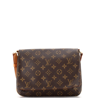 Louis Vuitton Musette Tango Handbag Monogram Canvas