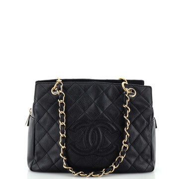 Chanel Petite Timeless Tote Quilted Caviar