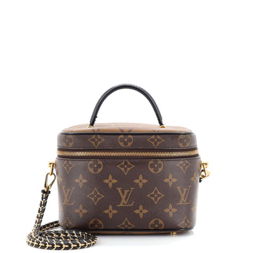 Louis Vuitton Vanity Handbag Reverse Monogram Canvas PM