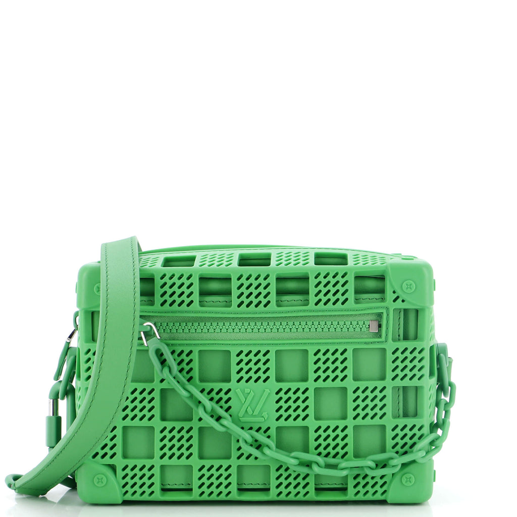 Louis Vuitton Soft Trunk Bag Recycled Rubber Mini Green 27085518 Louis Vuitton Soft Trunk Bag Recycled Rubber Mini Green 27085518