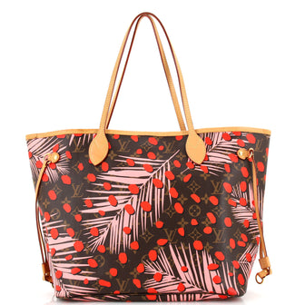 Louis Vuitton Neverfull NM Tote Limited Edition Monogram Jungle Dots MM