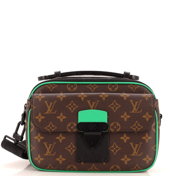 Louis Vuitton S Lock Messenger Bag Macassar Monogram Canvas