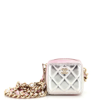 Chanel Like A Wallet Clutch With Chain Quilted Gradient Metallic Lambskin Small
