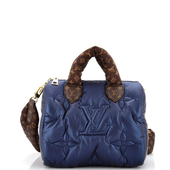 Louis Vuitton Speedy Bandouliere Bag Monogram Quilted Econyl Nylon 25