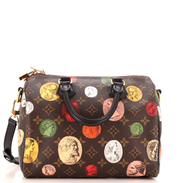 Louis Vuitton Speedy Bandouliere Bag Limited Edition Fornasetti Cameo Monogram Canvas 25