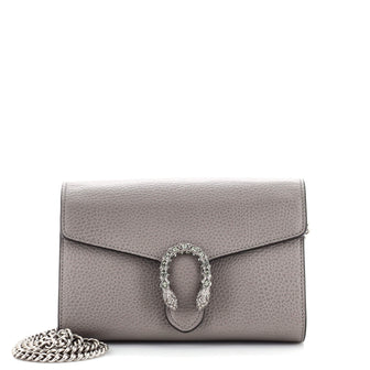 Gucci Dionysus Chain Wallet Leather with Embellished Detail Small