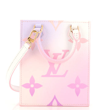 Louis Vuitton Petit Sac Plat Bag Spring in the City Monogram Giant Canvas