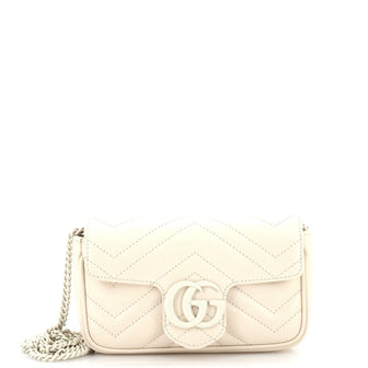 Gucci GG Marmont Flap Bag Matelasse Leather Super Mini
