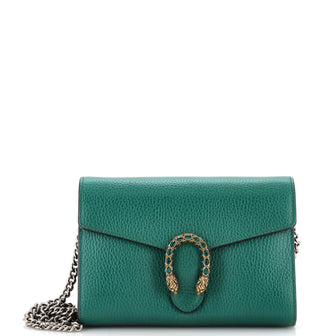 Gucci Dionysus Chain Wallet Leather with Embellished Detail Small
