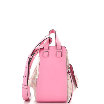 Loewe Hammock Bag Leather and Tweed Small