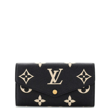 Louis Vuitton Sarah Wallet NM Bicolor Monogram Empreinte Giant