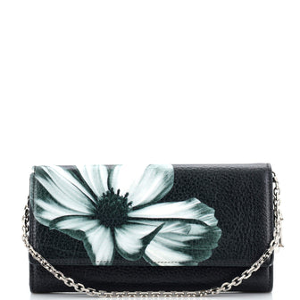 Christian Dior Lady Dior Wallet on Chain Printed Leather