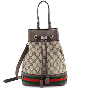 Gucci Ophidia Bucket Bag GG Coated Canvas Small
