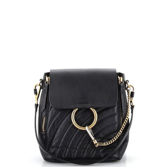 Chloe Faye Backpack Quilted Leather Small