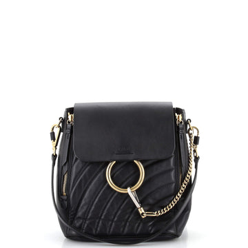 Chloe Faye Backpack Quilted Leather Small