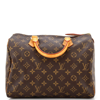 Louis Vuitton Speedy Handbag Monogram Canvas 30