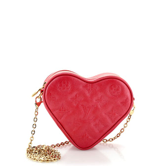 Louis Vuitton Coeur Heart on Chain Bag Monogram Embossed Lambskin