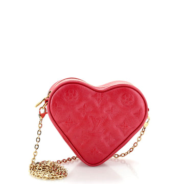 Louis Vuitton Coeur Heart on Chain Bag Monogram Embossed Lambskin