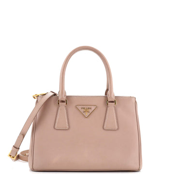Prada Galleria Double Zip Tote Saffiano Leather Small