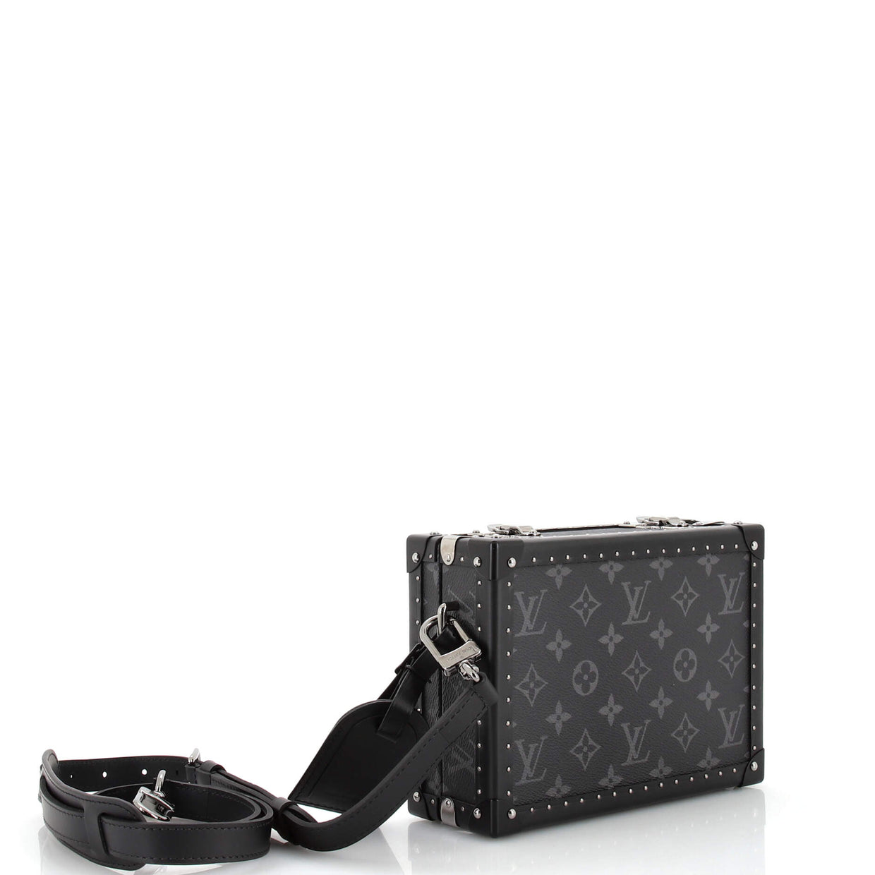 Louis Vuitton Clutch Box Bag Monogram Eclipse And Leather Black 2709644 louis-vuitton-clutch-box-bag-monogram-eclipse-and-leather-black-2709644