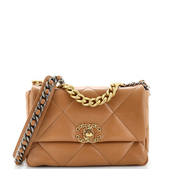 Chanel 19 Flap Bag Quilted Leather Medium