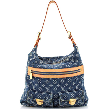 Louis Vuitton Baggy Handbag Denim GM