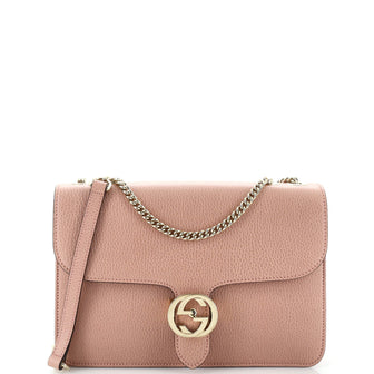 Gucci Interlocking Shoulder Bag (Outlet) Leather Medium