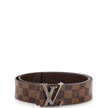 Louis Vuitton LV Initiales Reversible Belt Damier and Leather Wide