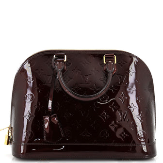 Louis Vuitton Alma Handbag Monogram Vernis PM
