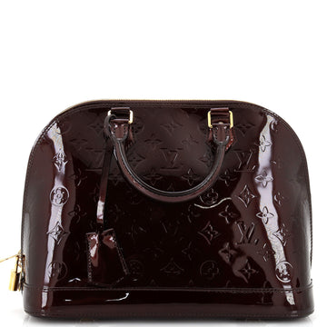 Louis Vuitton Alma Handbag Monogram Vernis PM