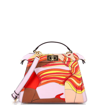 Fendi Peekaboo ISeeU Bag Leather with Inlay Small