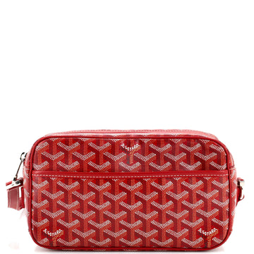 Goyard Sac Cap Vert Camera Bag Coated Canvas
