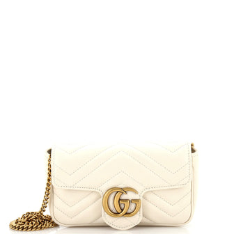 Gucci GG Marmont Flap Bag Matelasse Leather Super Mini