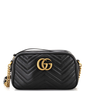 Gucci GG Marmont Shoulder Bag Matelasse Leather Small